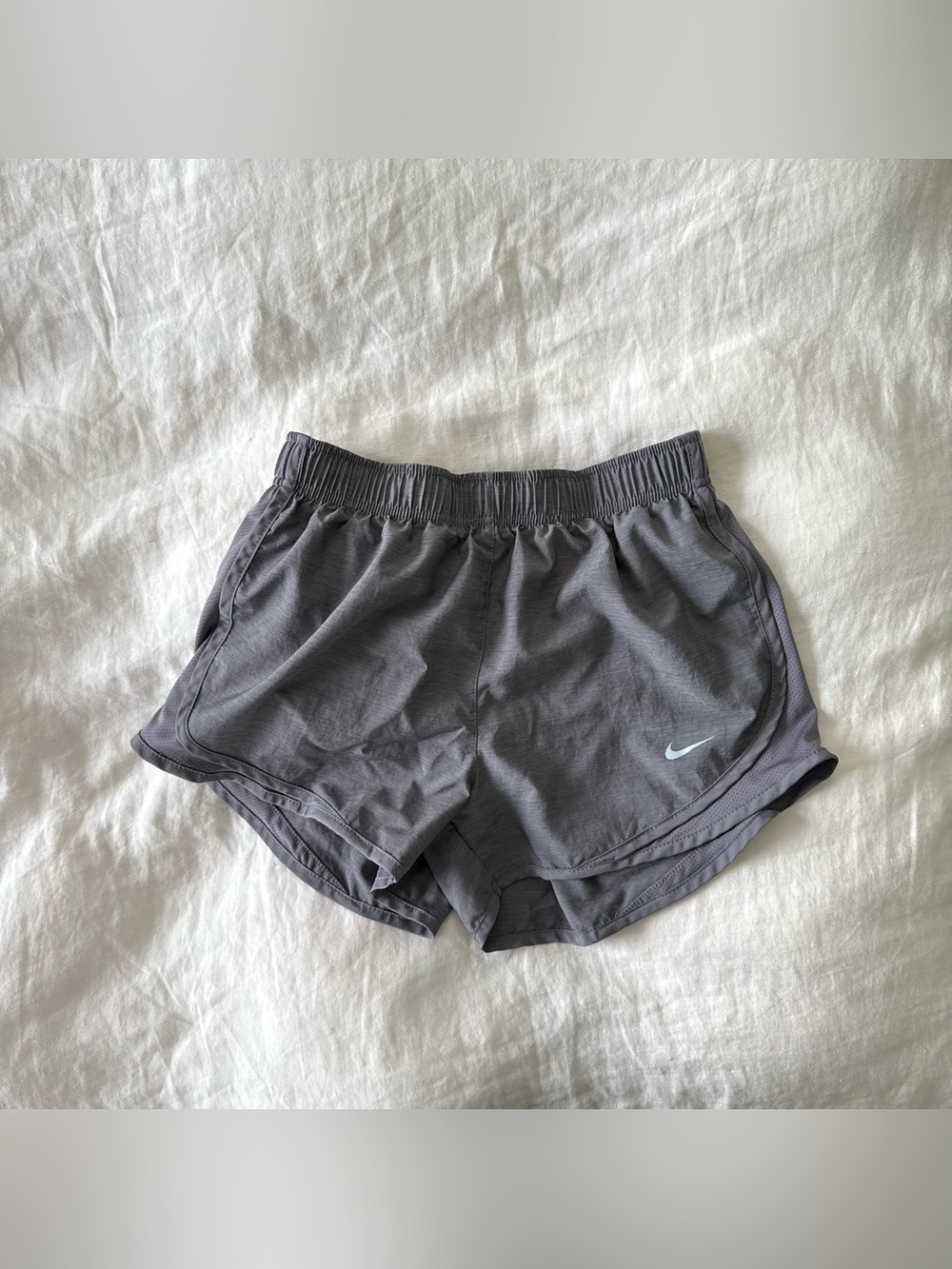Grey Nike Women’s Dri-Fit Athletic Running Shorts